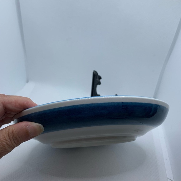 Italian pottery 3 piece serving set - Picture 9 of 16